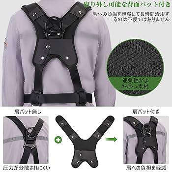 Amazon.co.jp: [UTOPKU] フルハーネス安全帯 新規格 セット 脱着