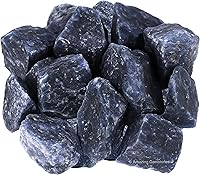 Vista 27 de Amazing Gemstone Cristales crudos de angelita y piedras curativas, rocas naturales para pulir, piedras y cristales crudos de bricolaje, 2 piezas