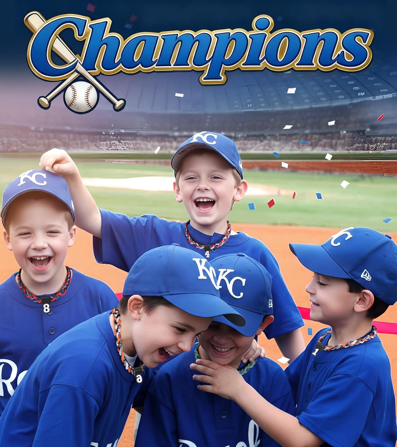 New 18inch Baseball Necklaces, Muti-Colors | Sports Necklaces, Ideal Gifts for Player, Funs, Teammates, Party favors, Sport Parties - Image 2