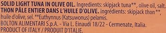 Rio Mare Solid Light Tuna in Olive Oil (Pack of 4, 6-oz cans)