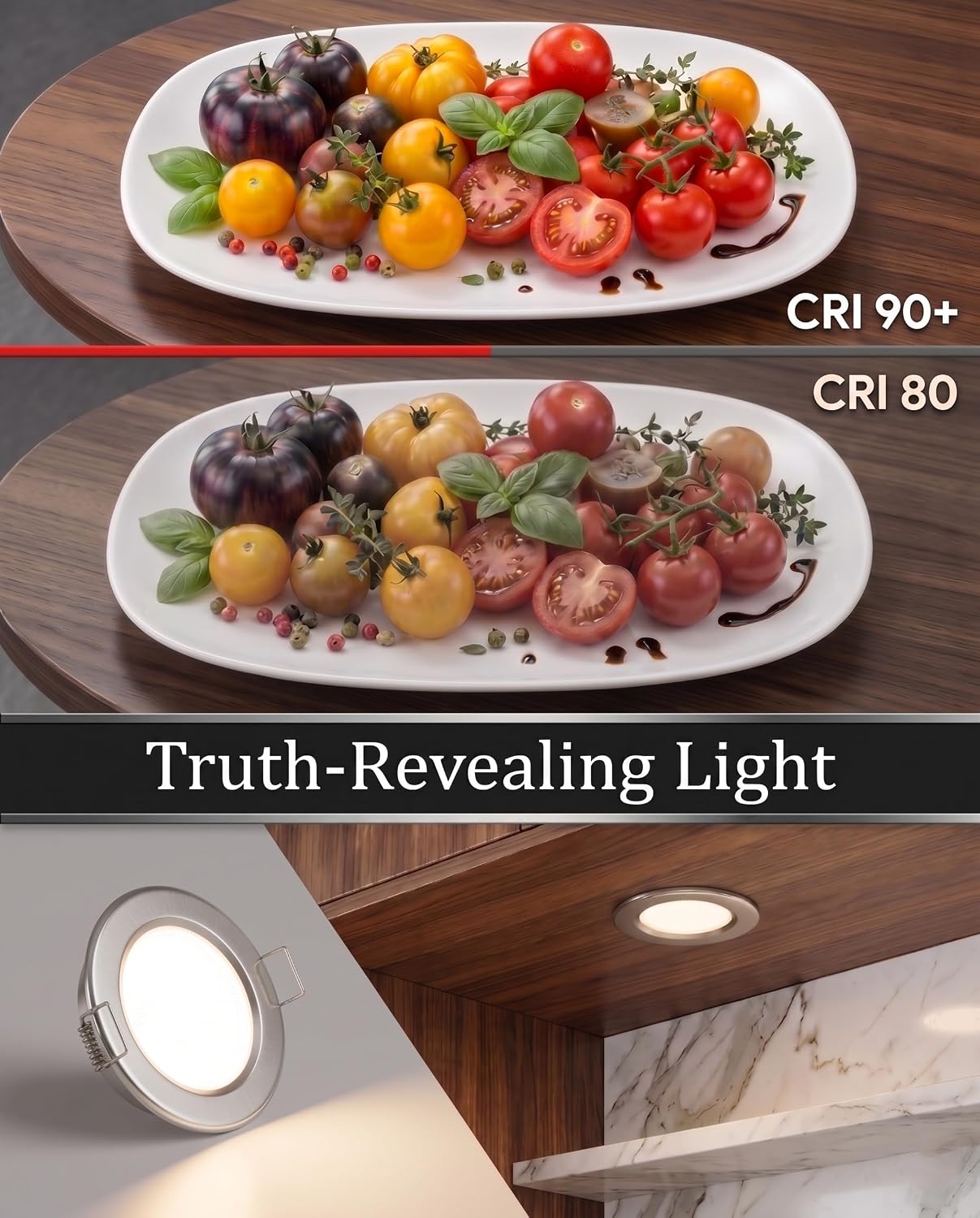 12 Pack RV Recessed LED Ceiling Light, Ultra Thin Dimmable Puck Light with Aluminum Bezel, Flush Mount Interior Lighting for Camper Van Motorhome Trailer Boat Sailboat Cabin Under Cabinet Lighting