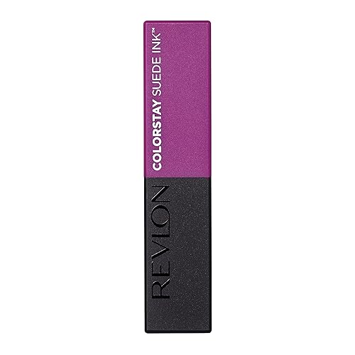 Vista 57 de REVLON Lápiz labial, tinta de gamuza ColorStay, imprimación integrada, infundida con vitamina E, impermeable, a prueba de manchas, color mate, 003