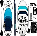 Roc Inflatable Stand Up Paddle Board 10' 6" with Premium SUP Paddle Board Accessories, Wide Stable Design, Non-Slip Comfort Deck for Youth & Adults