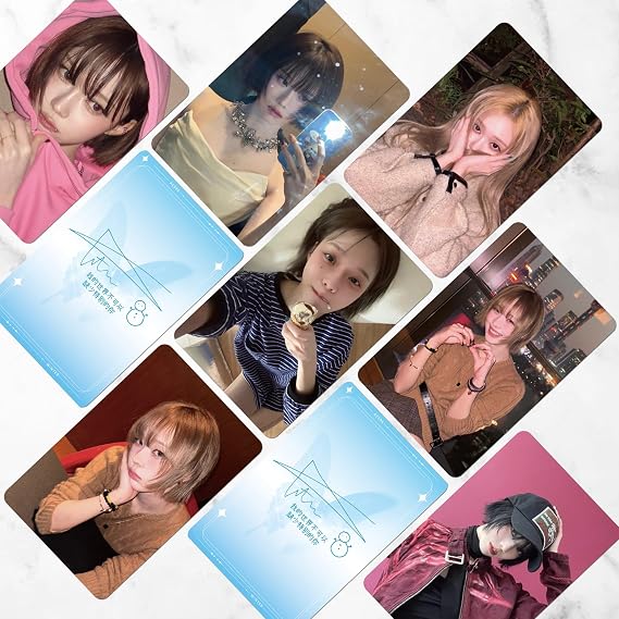MXP 55pcs Winter Postcards Kim Min-jeong Photocards Aespa merchandise Album LOMO cards for Collecting, Trading