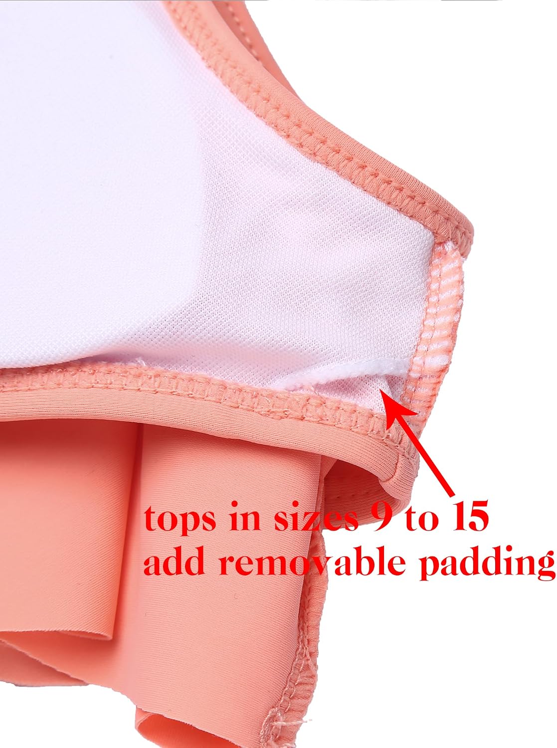Arshiner Girls Swimsuit Two Pieces Bikini Set Ruffle Bathing Suits Flounced Tankini Swimwear