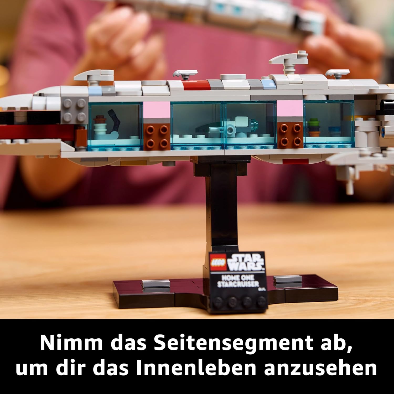 LEGO Star Wars Home One Starcruiser Detailaufnahme