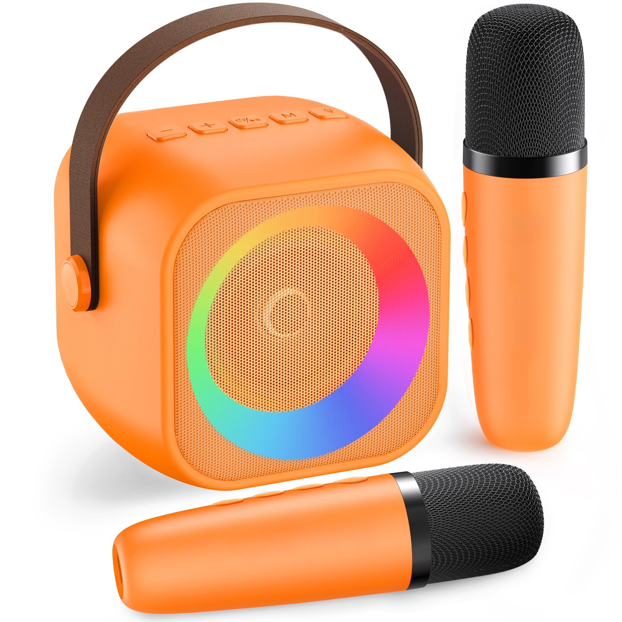 Karaoke Machine for Kids Adults,Mini Portable Bluetooth Speaker for Parties