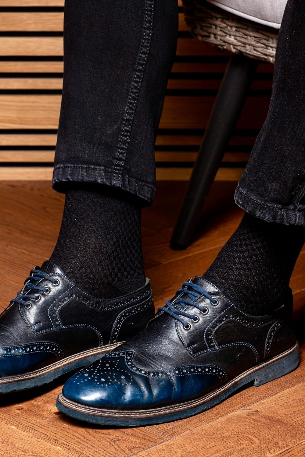 NUDUS UNDERWEAR Men’s Bamboo Rayon Socks 5-Pair Gift Box, Premium Quality - Image 3