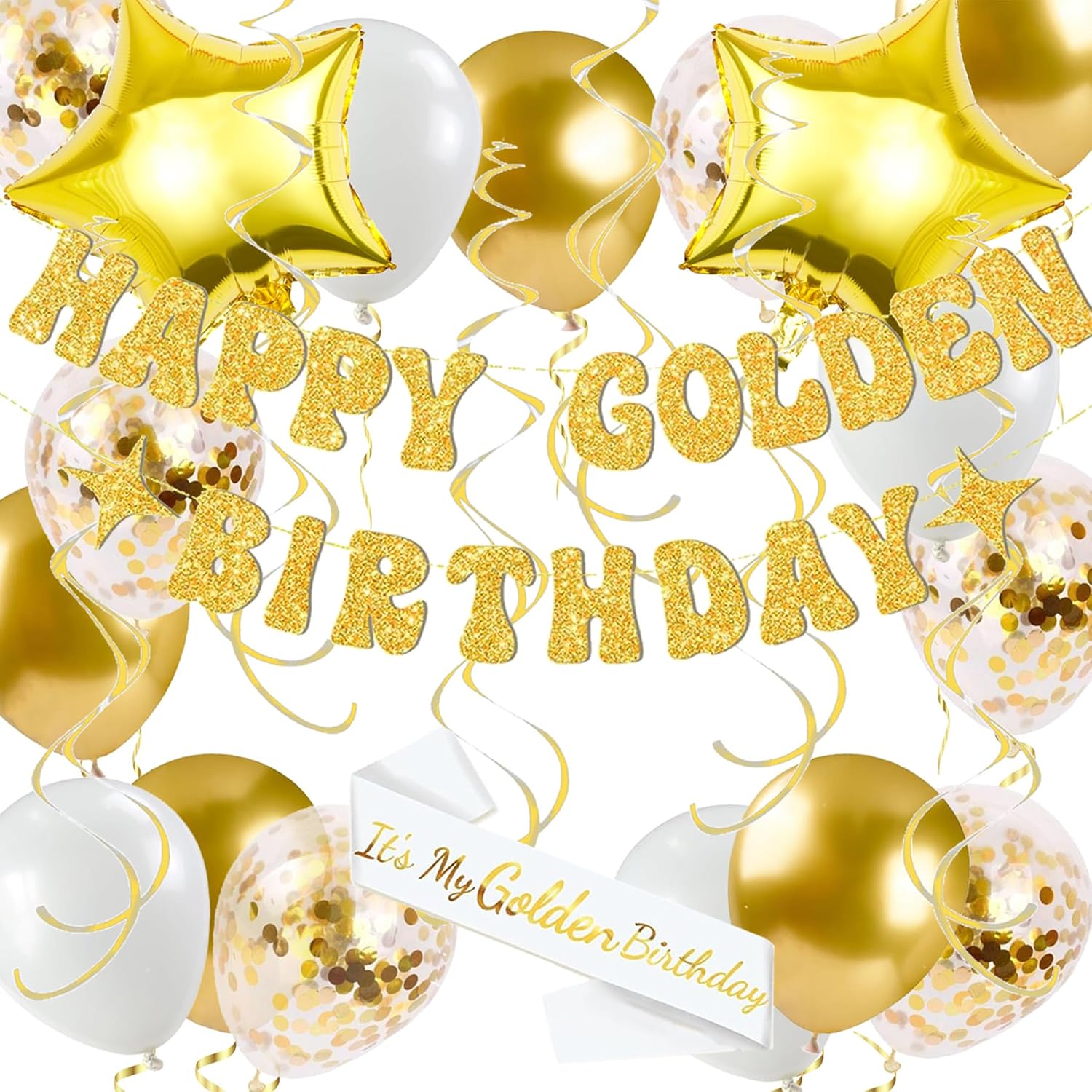 Golden Birthday Party Decorations