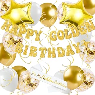 Golden Birthday Party Decorations