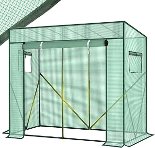 Sekey Gewächshaus Foliengewächshaus 200x170x77cm, Tomatengewächshaus, Grün