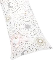 Vista 6 de Funda para almohada con diseño de flechas del bosque en blanco y negro de Sweet Jojo Designs para la colección Rustic Patch (almohada no incluida)