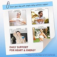 Vista 3 de Coenzima Q-10 Arroz de levadura roja Quercetina Magnesio Malato, Glicinato, Citrato