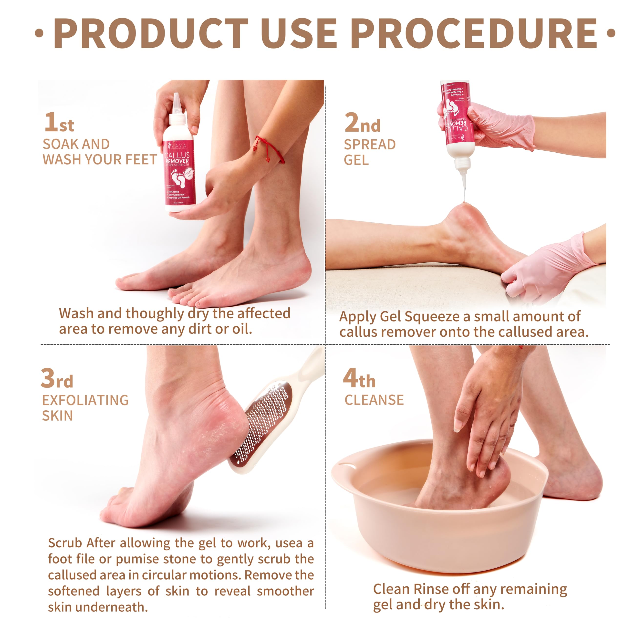 Amazon.com : Yaya Callus Remover for Feet - Extra Strength