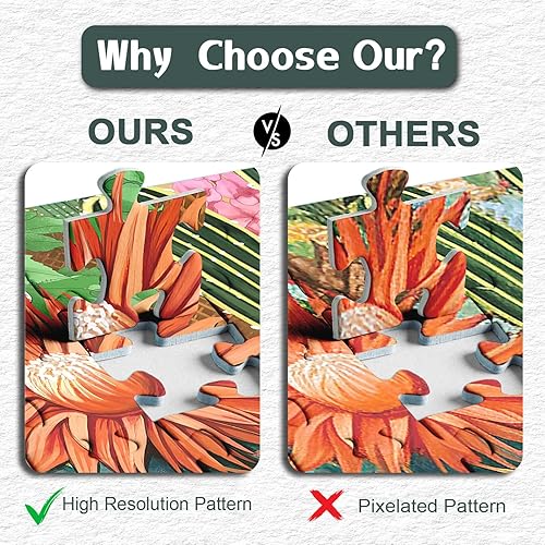 Miniatura 2 de Rompecabezas de suculentas para adultos, rompecabezas de jardín de flores de cactus, rompecabezas de 1000 piezas, rompecabezas de plantas naturales