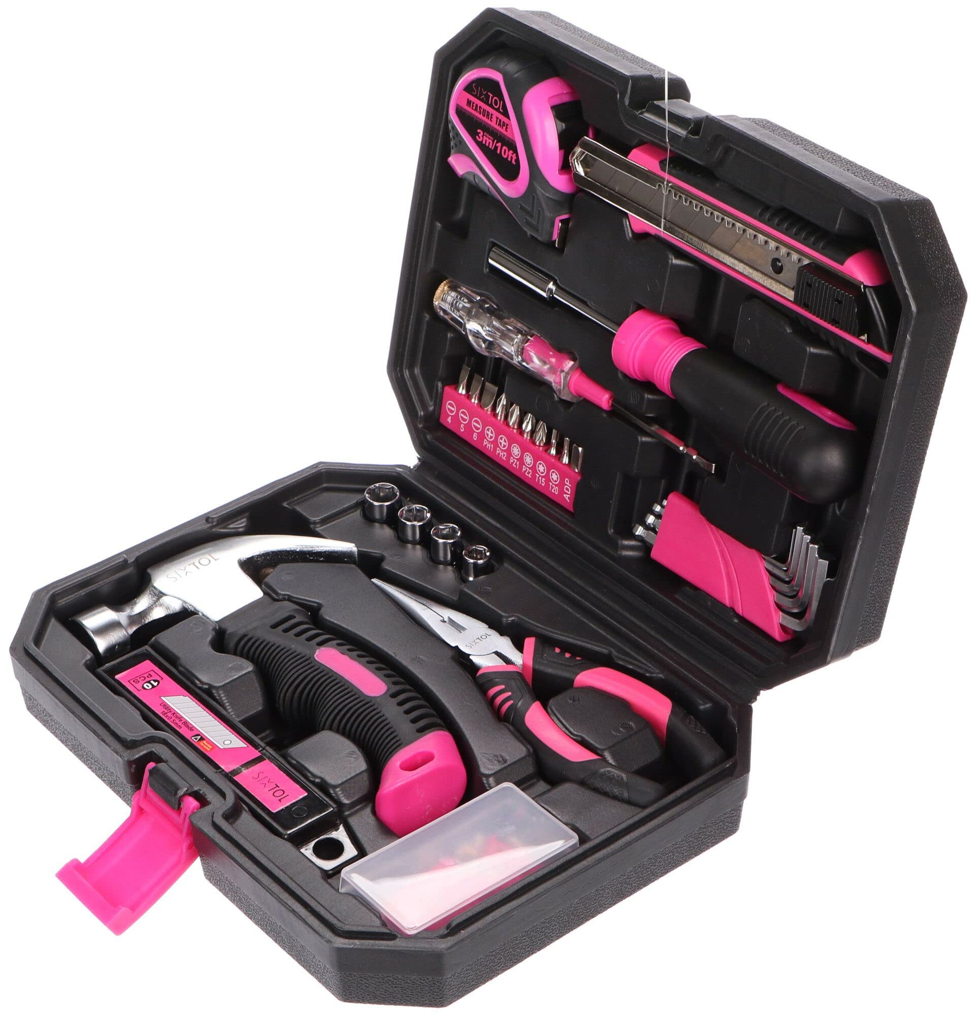 HOME PINK 66 | Set di attrezzi in valigetta | Per uso domestico