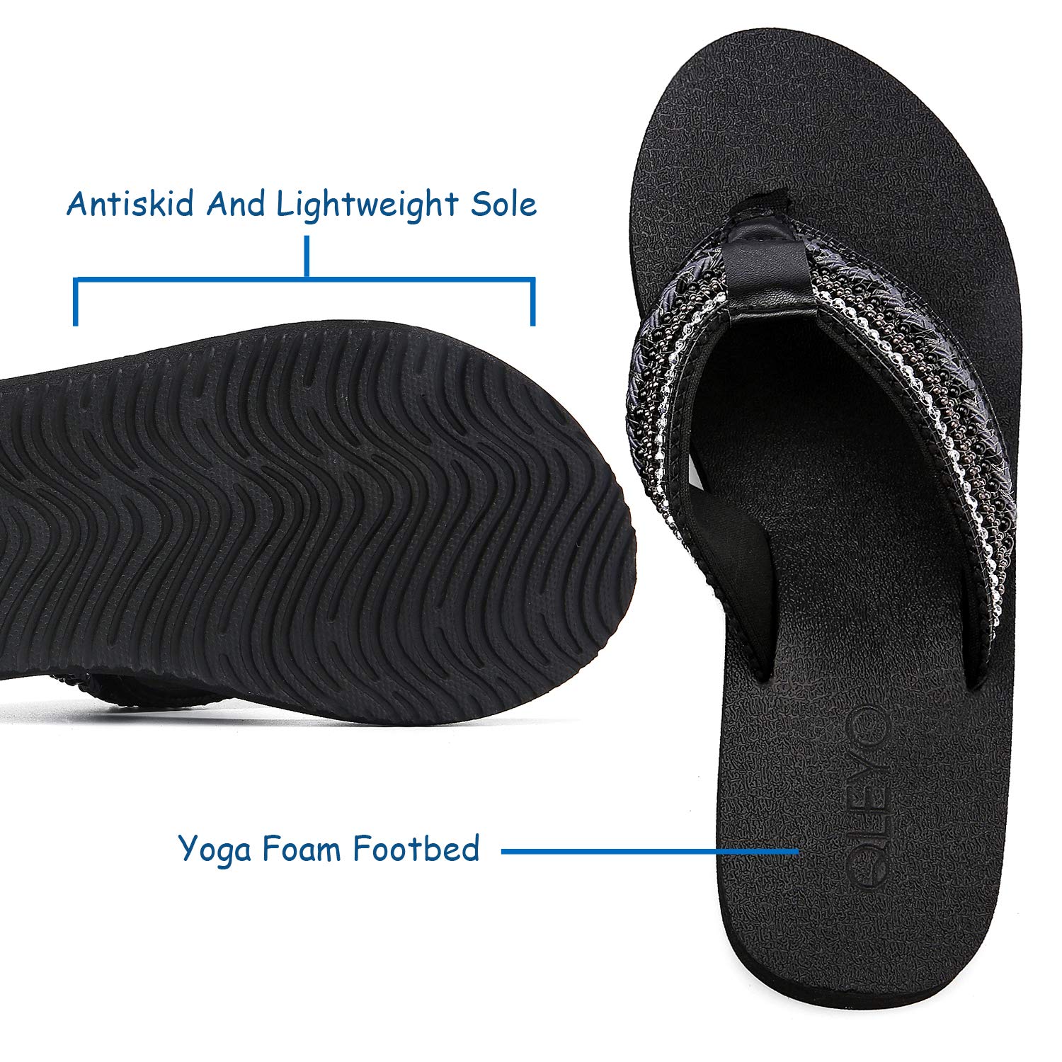 Amazon.com: QLEYO: PLATFORM FLIP FLOP