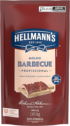 Hellmann's Profissional Molho Barbecue Sabor Defumado 1,01kg