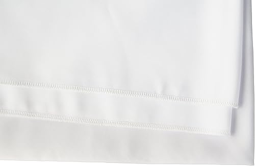 Miniatura 5 de GEFEII Mantel rectangular blanco de 60 x 102 pulgadas, mantel rectangular de poliéster, manteles oblongos para restaurante, banquete, comedor, mesa