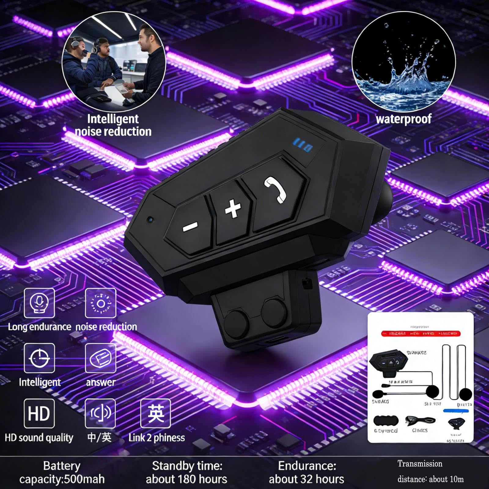Modular Casco Moto Bluetooth Casco ECE Homologado Abatible Integrado Cascos Integrales,Doble Visera Doble Lente Sistema De Ventilación Forro Extraíble para Mujeres Y Hombres Adultos