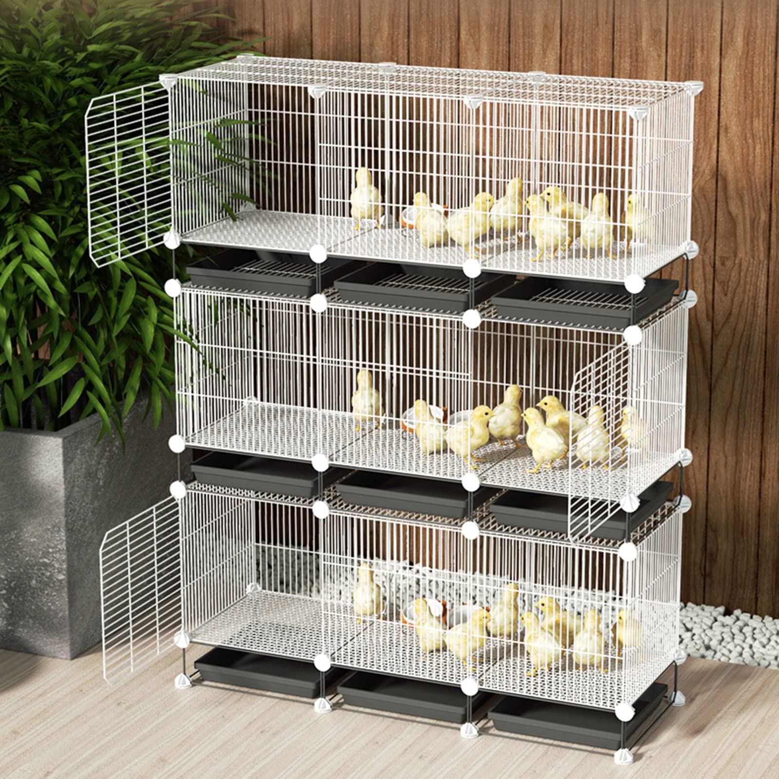 Amazon.co.jp: ウサギケージ - 小動物 ケージペットウサギチキンベビー 