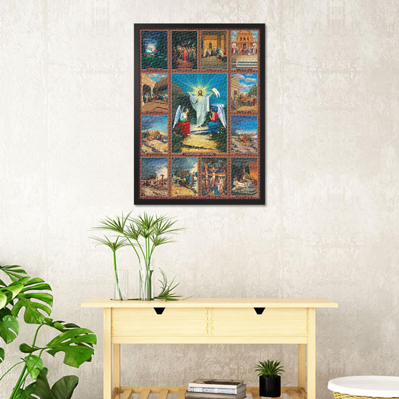 God Jigsaw Puzzles 1000 Pieces, Resurrection of Jesus Christ Puzzle for Adults 1000 Pieces - Image 2