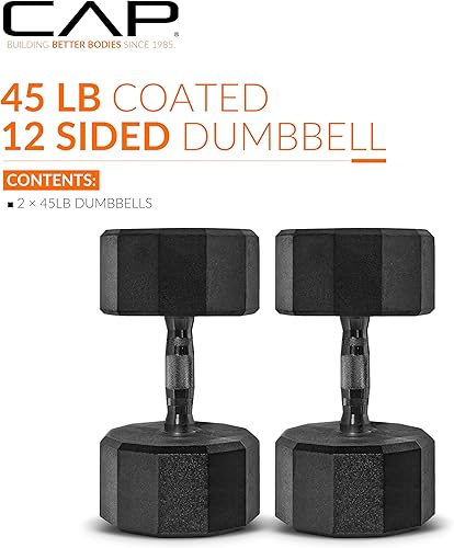 Miniatura 327 de CAP Barbell - Mancuerna recubierta Varias opciones de pares y conjuntos