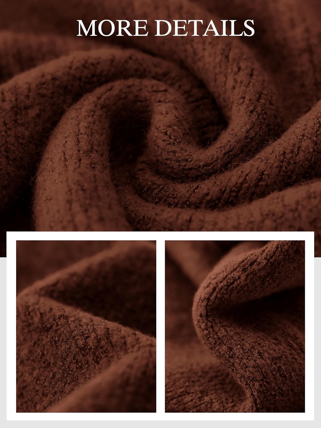 MASCOMODA Long Sleeve Crewneck Pullover Oversized Sweaters for Women Fall 2026 Casual Loose Fuzzy Chunky Knitted Jumper Tops - Image 6