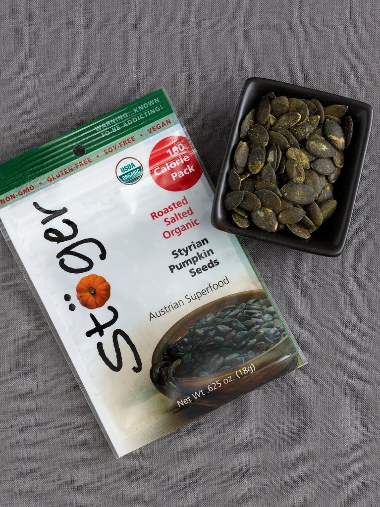Stoger Styrian Organic Pumpkin Seeds, Roasted and Salted, 0.625 Ounce, 10 Count