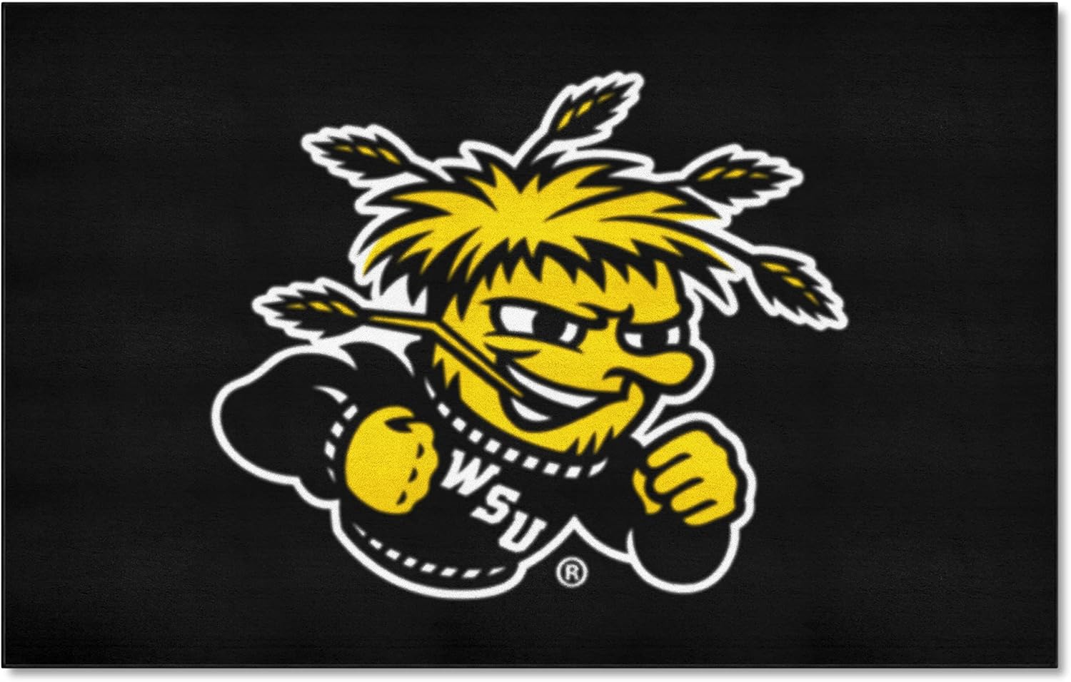 FANMATS 687 Wichita State Shockers Ulti-Mat Rug - 5ft. x 8ft. | Sports Fan Area Rug, Home Decor Rug and Tailgating Mat