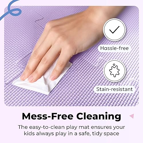 Vista 27 de MioTetto Alfombra de juegos para bebés de espuma suave no tóxica, tapete de juegos para niños y niñas, alfombrilla con rompecabezas de 36/16 piezas