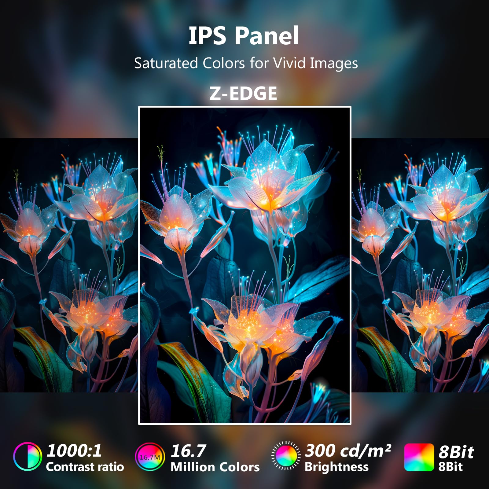 Z-Edge Monitor Gaming 4K da 28 pollici UHD 3840 x 2160 144 Hz, Schermo da Gioco IPS da 1 ms MPRT, 300 cd/m², FreeSync, HDR10, DP e HDMI, VESA Compatibile, Nero