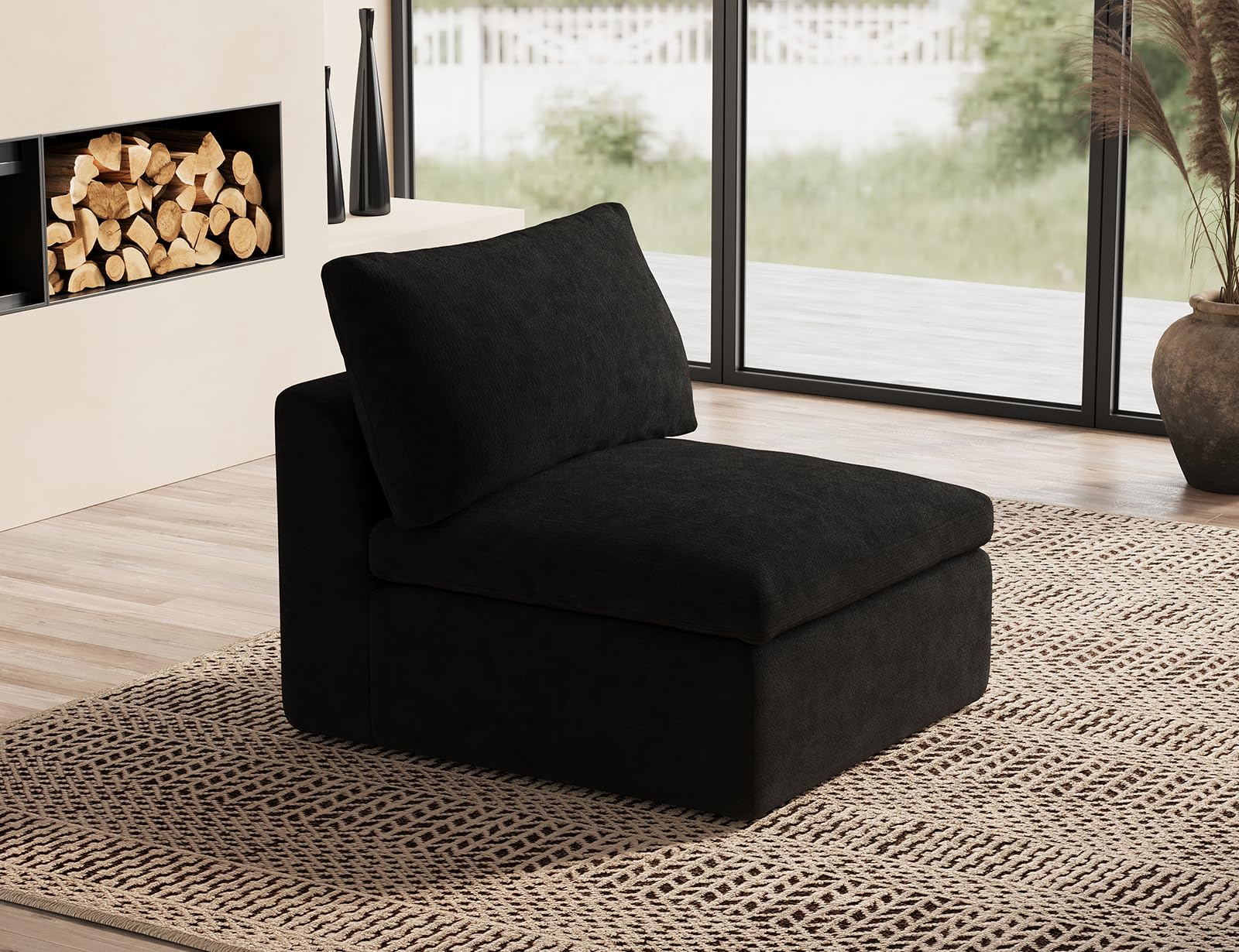 ohllob Middle Back for Cloud Sectional Couches Living Room, Modular, Boneless