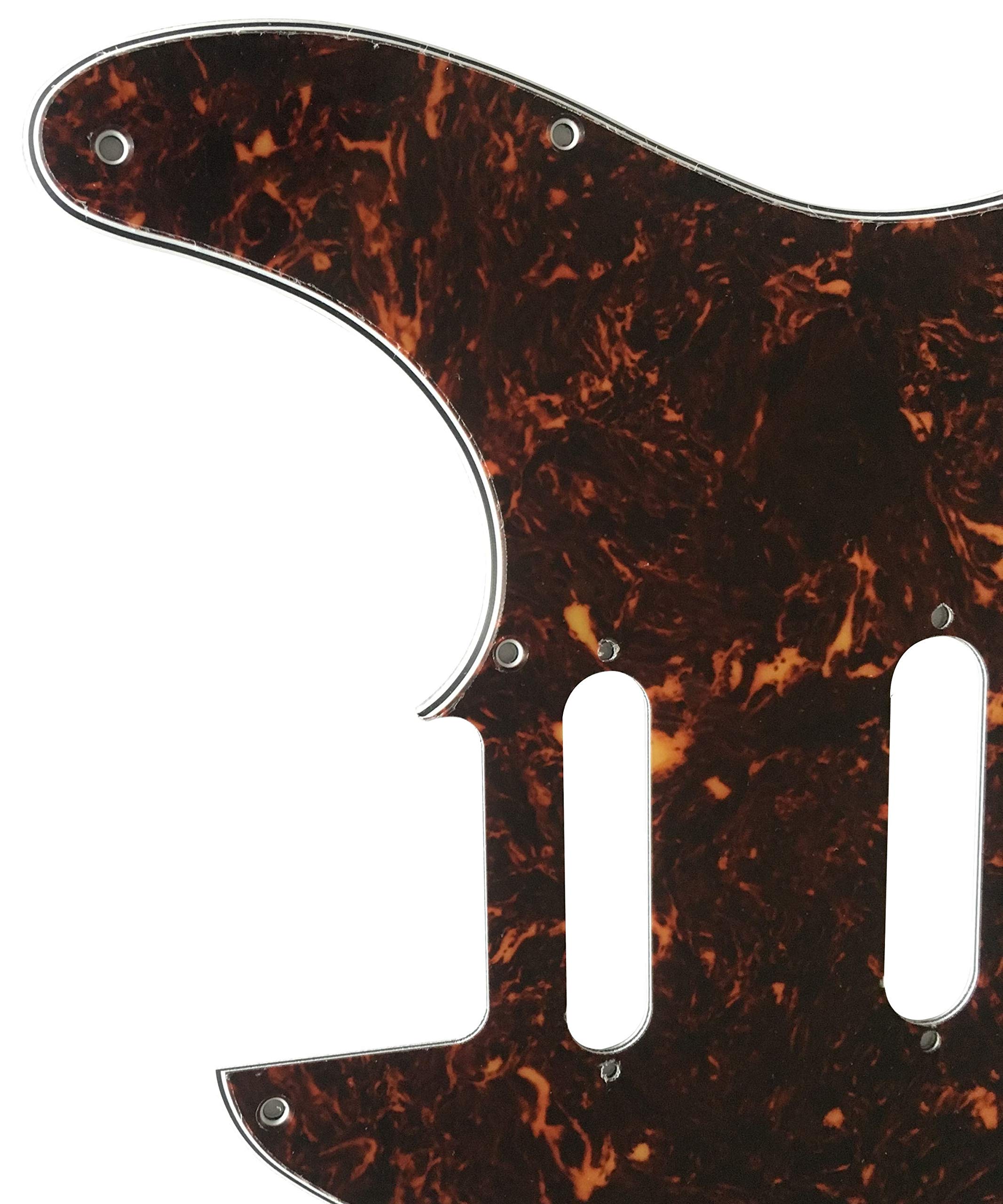 Electric Guitar Pickguard for Telecaster Nashville Tele SS Style (4 Ply Brown Tortoise)