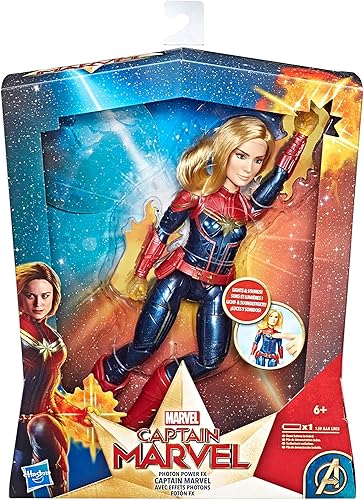 Miniatura 3 de Marvel Captain Marvel - Muñeca electrónica de superhéroes (de 6 años en adelante)