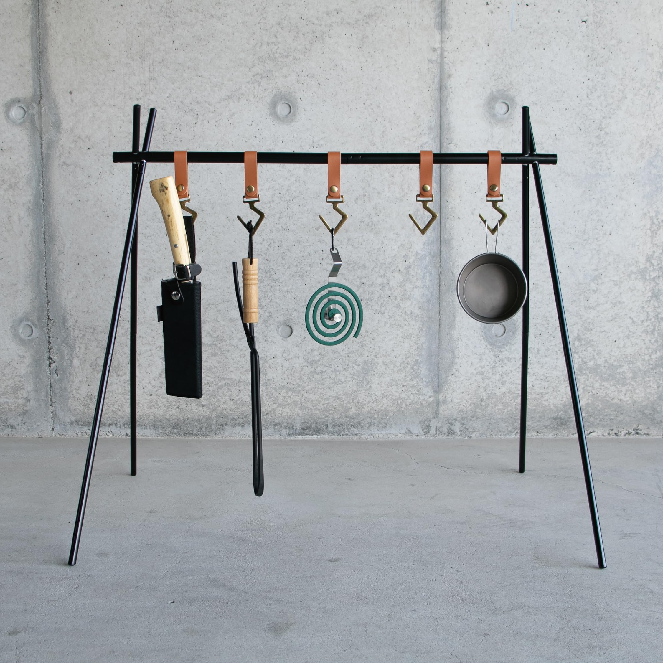 Amazon.co.jp: RODGERS ハンギングラック用レザーフック(ブラウン