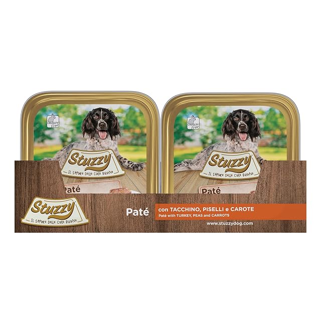 Foto 3 de 4 de Mister Stuzzy, Comida húmeda para Perros Adultos, Sabor Pavo, Guisantes y Zanahorias, paté y Carne en trozos