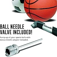 Vista 8 de Vibrelli Mini Bike Pump - Presta & Schrader Bicycle Pump - 120 PSI Tire Pump for Road & MTB - No Valve Changing Needed