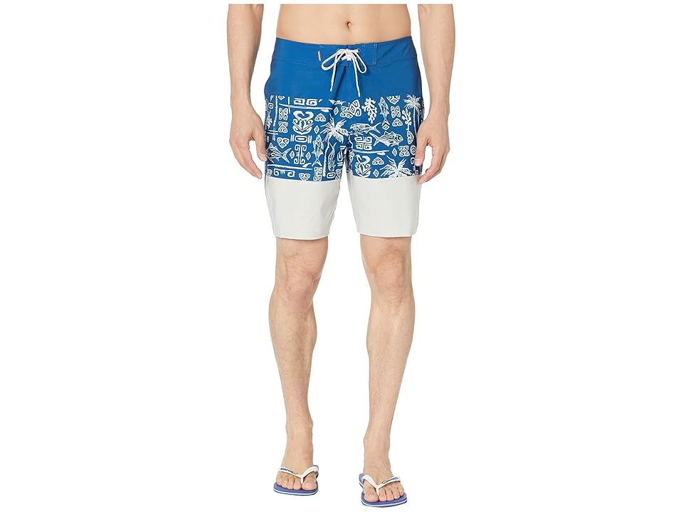 

Quiksilver Waterman Liberty Triblock 19 Boardshorts (Monaco Blue) Men's Swimwear