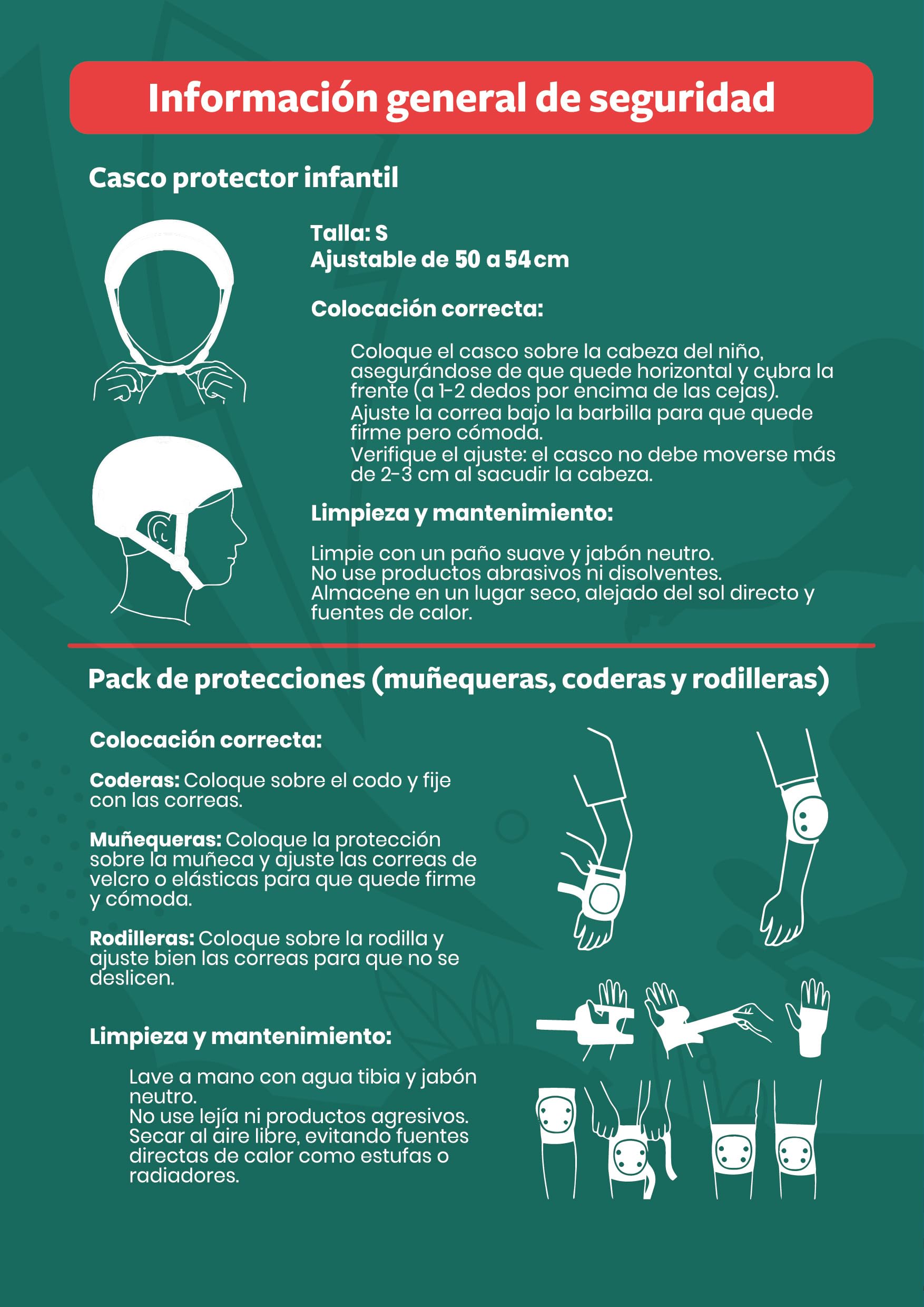 Casco y Protecciones Niño y Niña - Casco + 2 Rodilleras + 2 Muñequeras + 2 Coderas - Bicicleta/Patin/Patines/Skate - Ajustable 50-54cm. Infantil Niños 4-10 Años - Capacete Bicicleta Criança