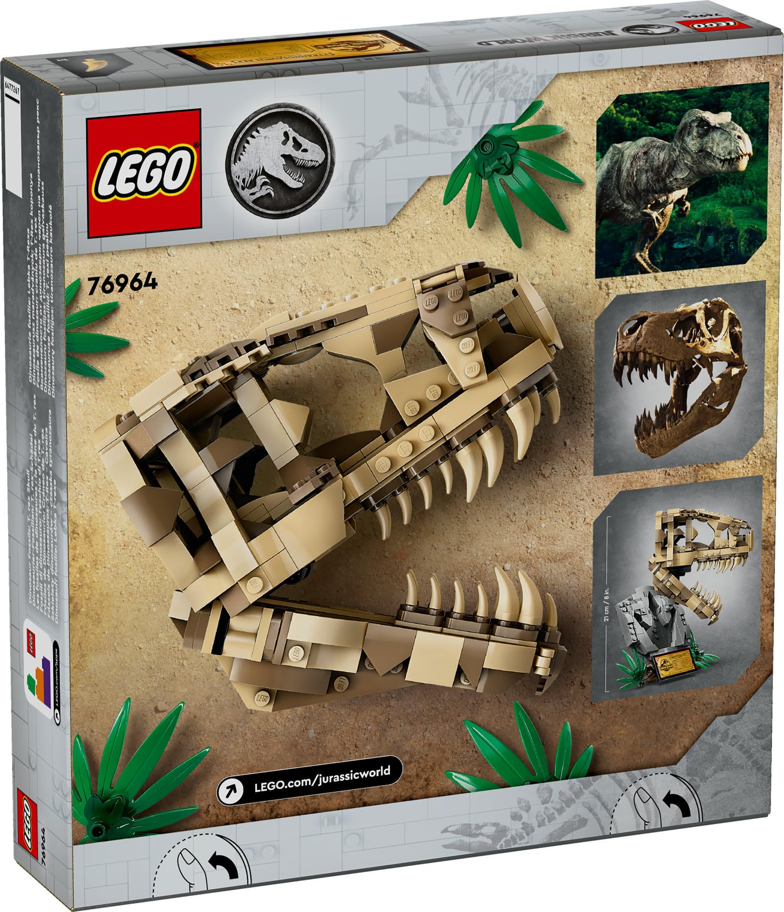 Amazon.com: BRICKCOMPLETE Lego Jurassic Set: 76964 Dinosaur