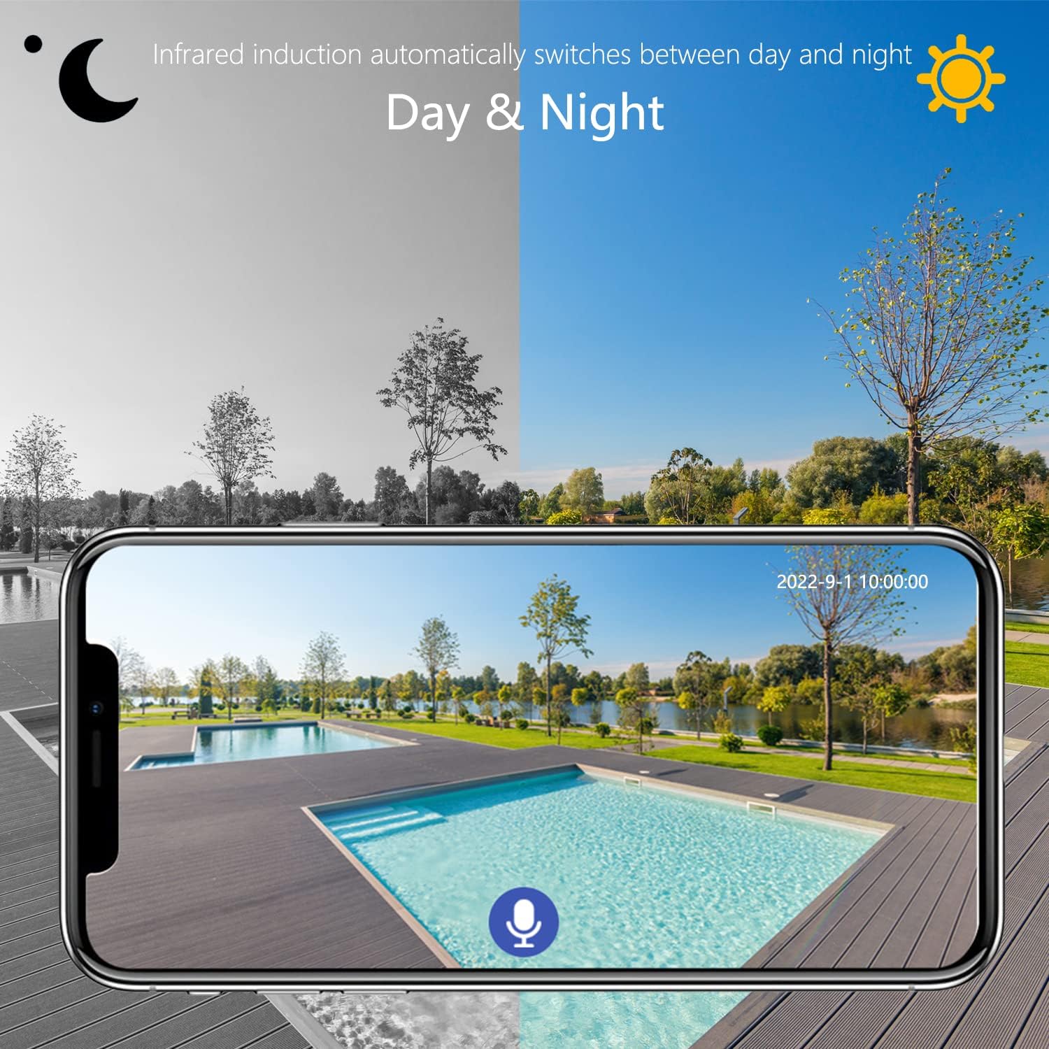 Doorbell Camera Wireless WiFi with Chime, Smart Security Camera Video Doorbell,Two Way Audio, Cloud Storage