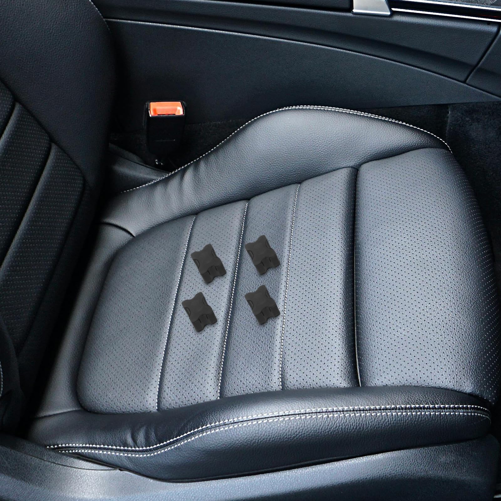 Molle Antiscivolo per 4 in Elicoidali Auto Pezzi Distanziatori e Versatile Gomma Nera Superficie Sollevatore Durevole Accessorio per Ammortizzatori Suv e Camion