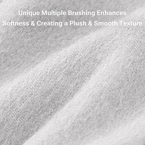 Vista 246 de True North by Sleep Philosophy - Juego de ropa de cama acogedora de franela 100% algodón, estampado de animales y estrellas, lindo, ultrasuave