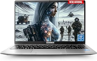 Ultimus APEX Bold N Intel Pentium Quad Core Laptop 8GB RAM 256 GB SSD Expandable~1TB Ultra Thin Bezel 180° Hinge 2.0x1 3.0x1 USB HDMI SD Card Slot ‎Dual Speaker Win11 Home 1.2KG Cloud Silver