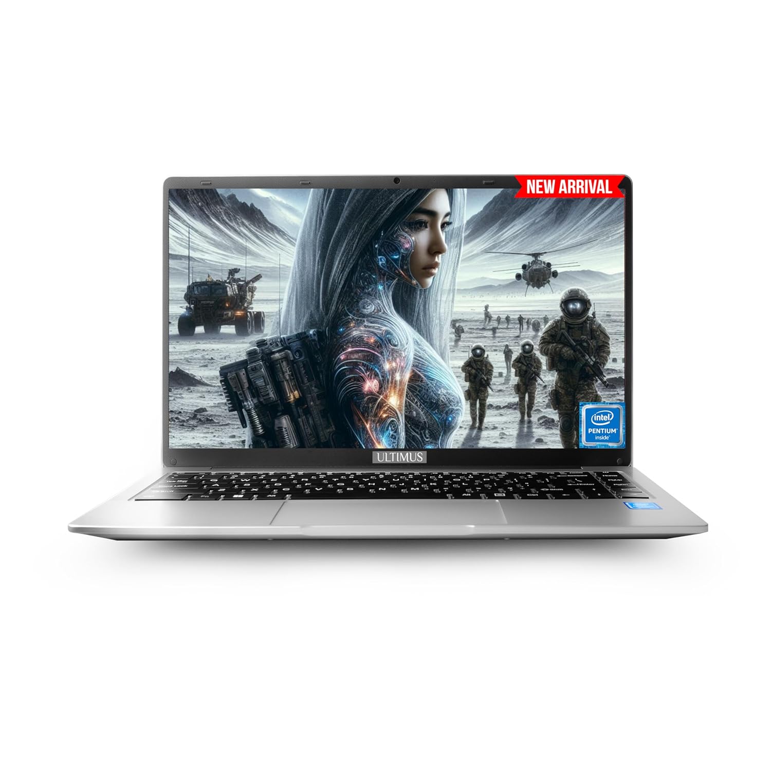 Ultimus APEX Bold N Intel Pentium Quad Core Laptop 8GB RAM 256 GB SSD Expandable~1TB Ultra Thin Bezel 180° Hinge 2.0×1 3.0×1 USB HDMI SD Card Slot Dual Speaker Win11 Home 1.2KG Cloud Silver Ultimus APEX Bold N Intel Pentium Quad Core Laptop 8GB RAM 256 GB SSD Expandable~1TB Ultra Thin Bezel 180° Hinge 2.0×1 3.0×1 USB HDMI SD Card Slot Dual Speaker Win11 Home 1.2KG Cloud Silver