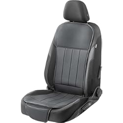 Fundas Asientos Smart Fortwo 450 Walser Funda de Asiento de Coche Lewis, Funda Universal de Asiento de Coche Negra, Protector de Asiento Delantero, Funda de Asiento de Coche, Camión