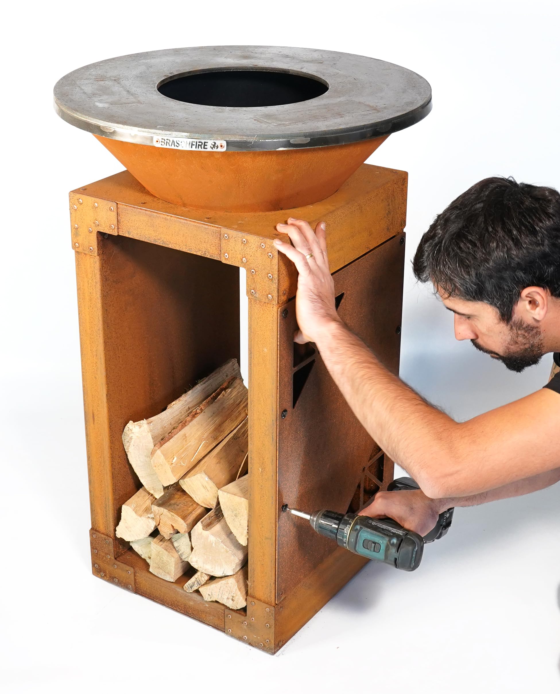 Panneau décoratifs pour brasero BRASONFIRE Ø 1 m, Barbecue extérieur à Bois et Accessoires, 100% Fabrication Française