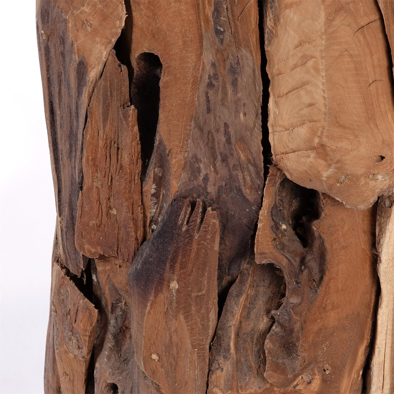 Blumen SÄULE Malea 80" | Treibholz, 80cm | Holz Podest, Blumen Podest, Massive Treibholz Deko Säule, Boden Säule, Pflanzen Ständer, Blumen Sockel