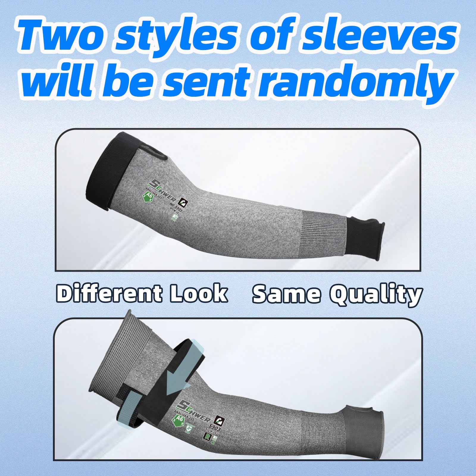 Schwer 18in AIR-SKIN A6 Cut Resistant Arm Sleeves for Gardening, S903 — Amazon image 2
